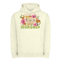 Pigment Pistachio made to worship Urban Hoodie - JahusDesignShop