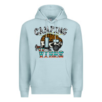 Blue Mist camping vibes Premium Hoodie - CowhideDigitalArt