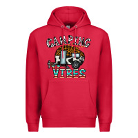 Cardinal camping vibes Premium Hoodie - CowhideDigitalArt