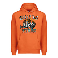 Carrot camping vibes Premium Hoodie - CowhideDigitalArt