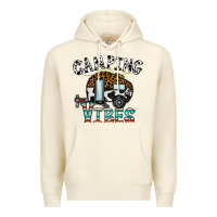 Sandshell camping vibes Premium Hoodie - CowhideDigitalArt