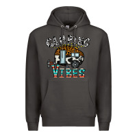 Smoke camping vibes Premium Hoodie - CowhideDigitalArt