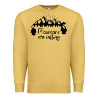 Antique Gold Mountains Premium Sweatshirt - Unal Design