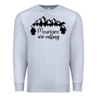 Heather Grey Mountains Premium Sweatshirt - Unal Design