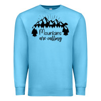 Ocean Blue Mountains Premium Sweatshirt - Unal Design