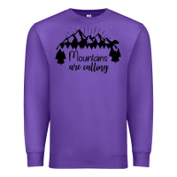 Purple Mountains Premium Sweatshirt - Unal Design