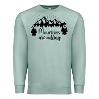Seafoam Mountains Premium Sweatshirt - Unal Design