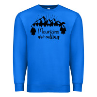True Royal Mountains Premium Sweatshirt - Unal Design