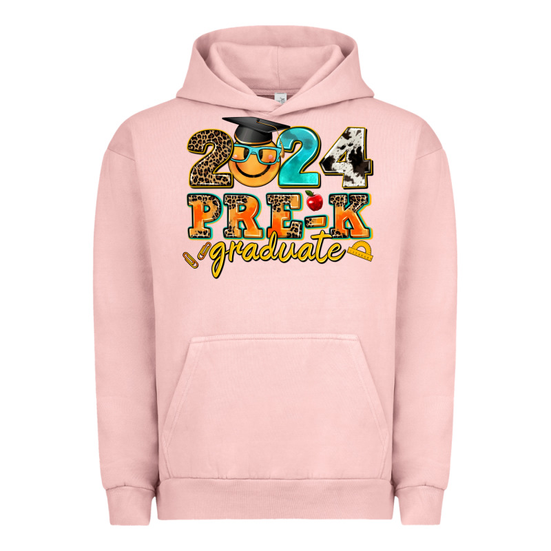 2024 Pre K Graduate Urban Hoodie by AdoDesignShop | Teevron