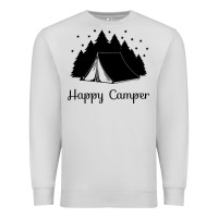 Dove Grey camping Premium Sweatshirt - Unal Design