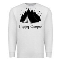 Oatmeal Heather camping Premium Sweatshirt - Unal Design