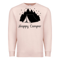 Pale Pink camping Premium Sweatshirt - Unal Design