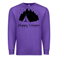 Purple camping Premium Sweatshirt - Unal Design