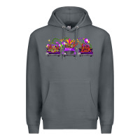 Rock Mardi gras farm trucks Premium Hoodie - FaDigitalArtStudio