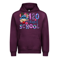 Mauve Wine 120 days of school Urban Hoodie - AdoDesignShop
