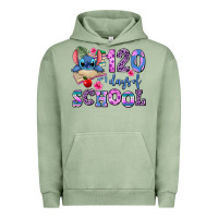 Pigment Oil Green 120 days of school Urban Hoodie - AdoDesignShop