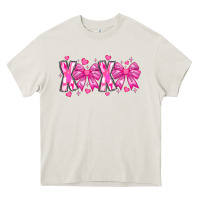 Cream XOXO Valentines Heavy Core Tee - CowhideDigitalArt