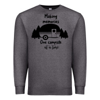 Charcoal Heather making memories Premium Sweatshirt - Unal Design