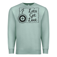 Seafoam lets get lost Premium Sweatshirt - Unal Design