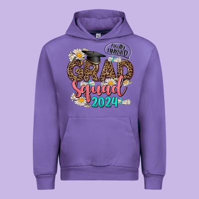 Grad Squad 2024 Urban Hoodie Designed By Adodesignshop