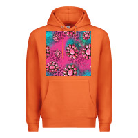 Carrot pink turquoise gemstoes seamless pattern Premium Hoodie - HRA Design Shop