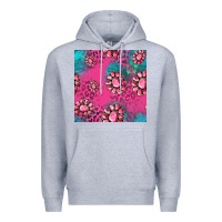 Pink Turquoise Gemstoes Seamless Pattern Premium Hoodie | Teevron