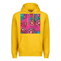 Lemon pink turquoise gemstoes seamless pattern Premium Hoodie - HRA Design Shop