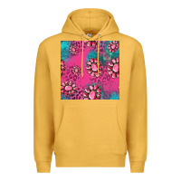 Mustard pink turquoise gemstoes seamless pattern Premium Hoodie - HRA Design Shop