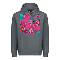 Rock pink turquoise gemstoes seamless pattern Premium Hoodie - HRA Design Shop