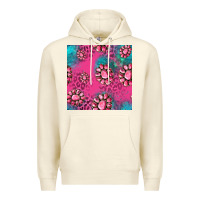 Sandshell pink turquoise gemstoes seamless pattern Premium Hoodie - HRA Design Shop
