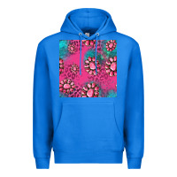 True Royal pink turquoise gemstoes seamless pattern Premium Hoodie - HRA Design Shop