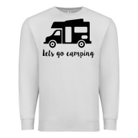 Dove Grey lets go camping Premium Sweatshirt - Unal Design