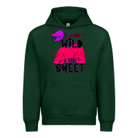 Forest Green a little wild a little sweet Urban Hoodie - JahusDesignShop