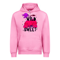 Fuchsia Pink a little wild a little sweet Urban Hoodie - JahusDesignShop