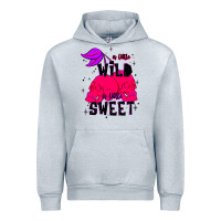Heather Grey a little wild a little sweet Urban Hoodie - JahusDesignShop