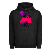 Pigment Black a little wild a little sweet Urban Hoodie - JahusDesignShop