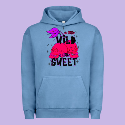 A Little Wild A Little Sweet Urban Hoodie Designed By Jahusdesignshop
