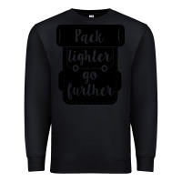 Black pack lighter go further Premium Sweatshirt - Unal Design