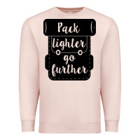 Pale Pink pack lighter go further Premium Sweatshirt - Unal Design