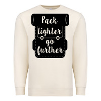 Sandshell pack lighter go further Premium Sweatshirt - Unal Design