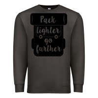 Smoke pack lighter go further Premium Sweatshirt - Unal Design