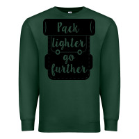 Sports Green pack lighter go further Premium Sweatshirt - Unal Design