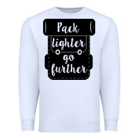 White pack lighter go further Premium Sweatshirt - Unal Design