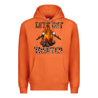 Carrot lets get toasted Premium Hoodie - CowhideDigitalArt