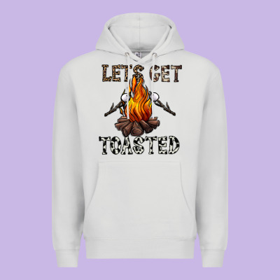 Lets Get Toasted Premium Hoodie Designed By Cowhidedigitalart