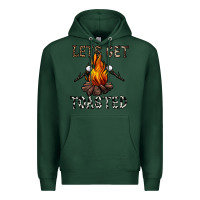 Sports Green lets get toasted Premium Hoodie - CowhideDigitalArt