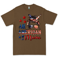 Cacao All American Mama Mother's Day Premium Tee - LillyAllenDesigns