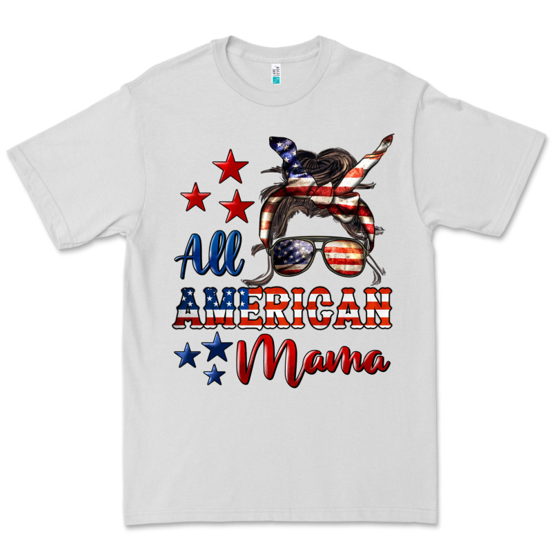 All American Mama Mother's Day Premium Tee by LillyAllenDesigns | Teevron
