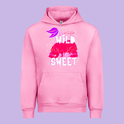 A Little Wild A Little Sweet Urban Hoodie Designed By Jahusdesignshop