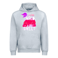 Heather Grey a little wild a little sweet Urban Hoodie - JahusDesignShop